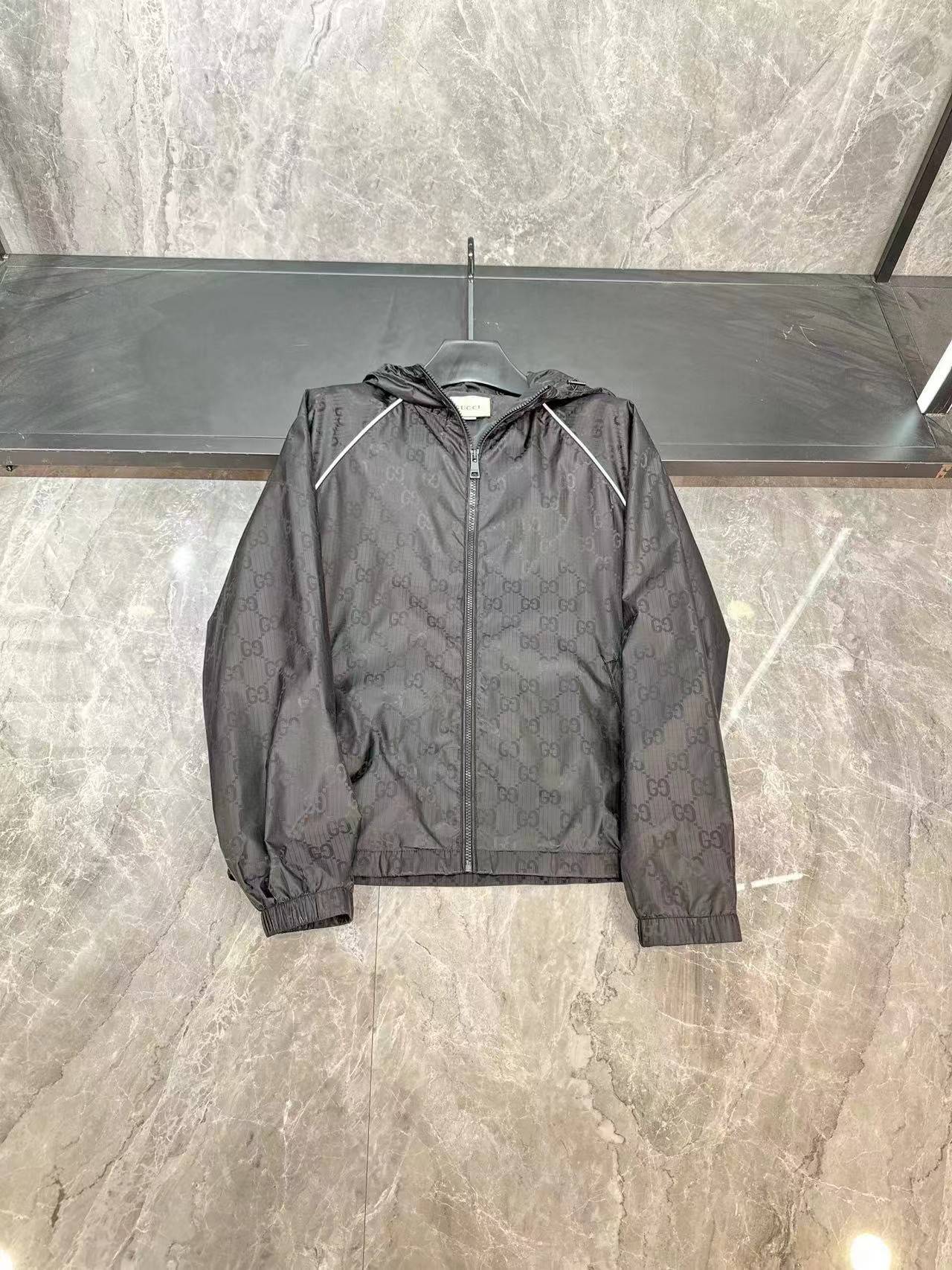 G*u*i cristiano monogram padded jacket