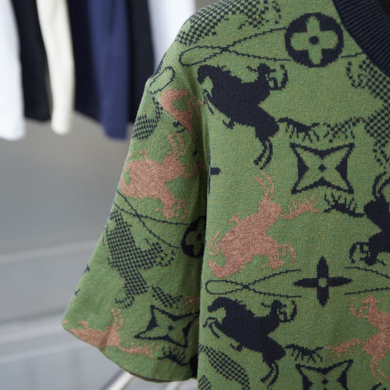 Camo Knit T-shirt