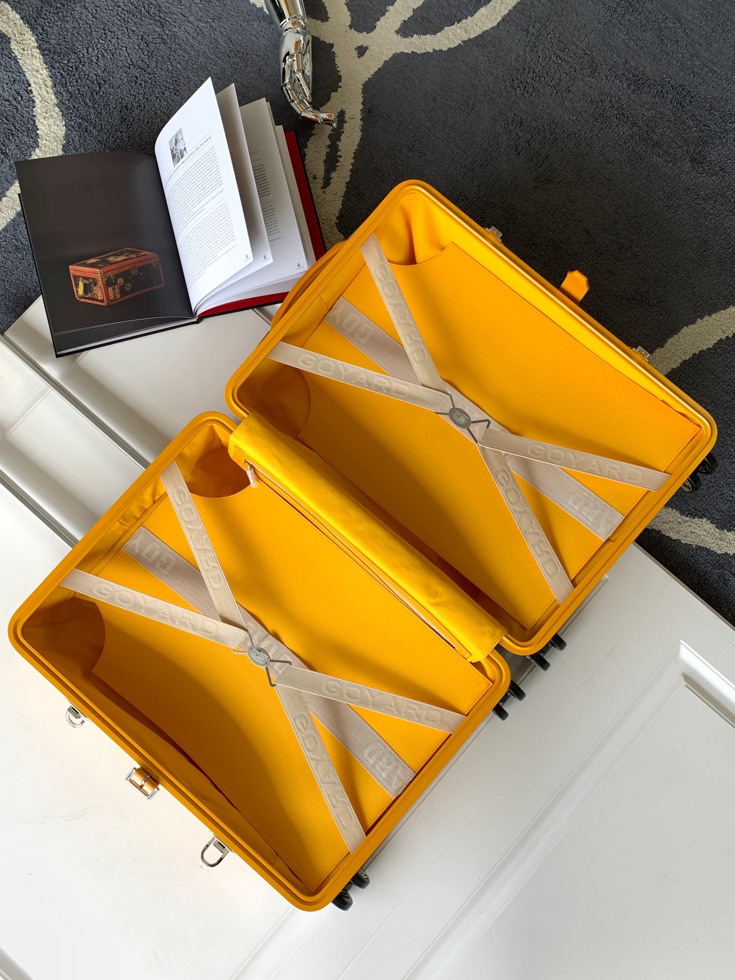 Goyard Rolling Suitcase