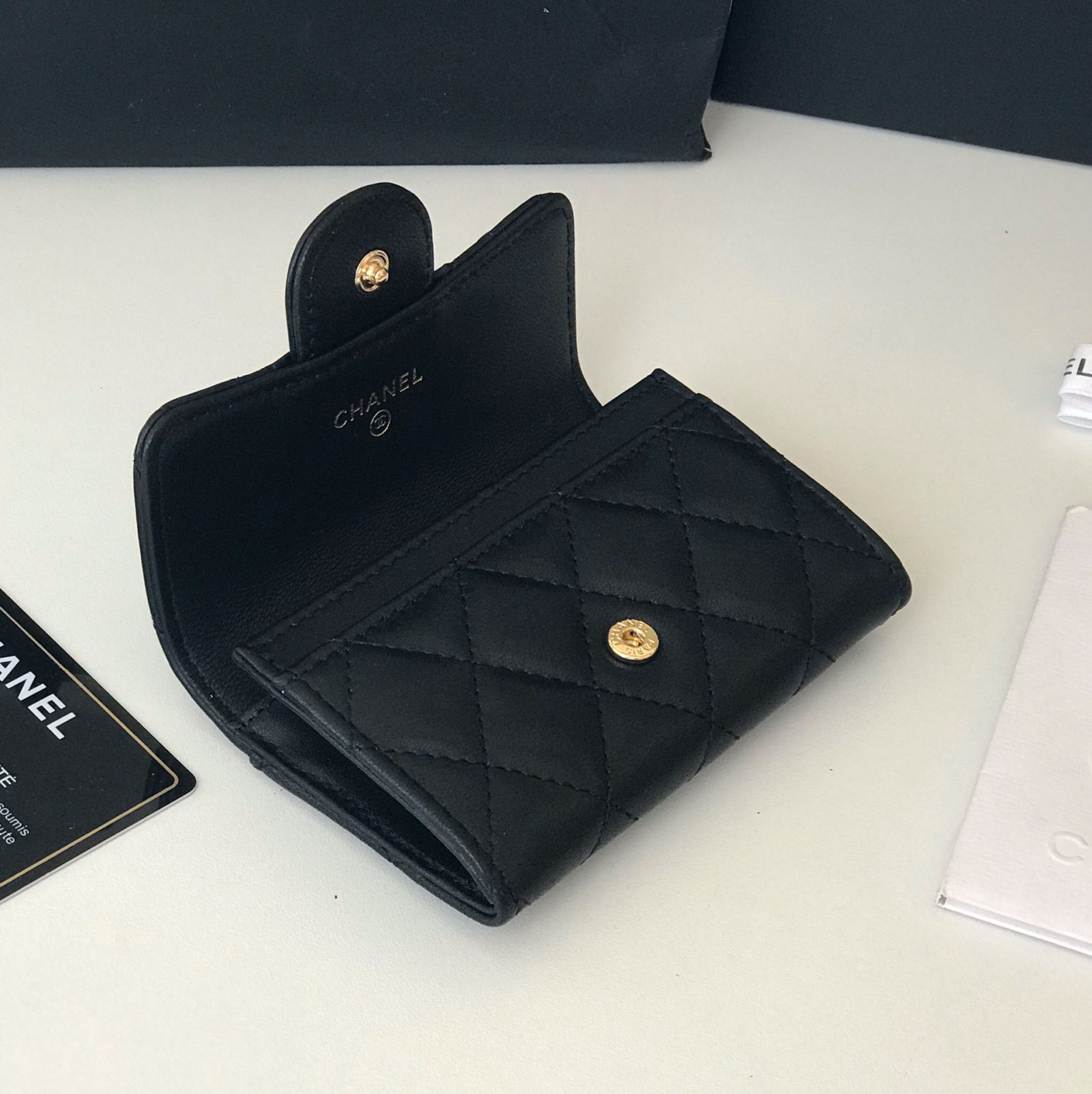 Chanle Flap Wallet