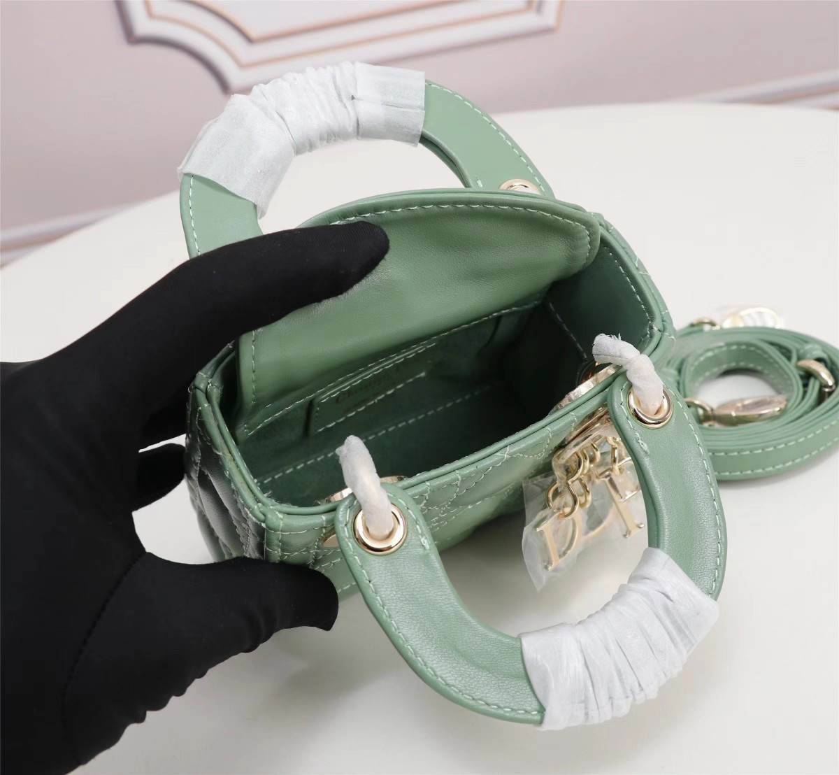 Lady Dior Micro Bag